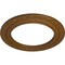 Ekena Millwork Andrea Ceiling Medallion (Fits Canopies up to 8"), Hand-Painted Smokey Topaz, 12"OD x 8"ID x 1/2"P CM12ADSTF - alternate 2